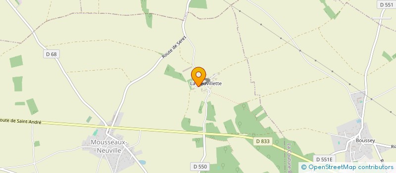 localisation de l'entreprise MADAME DESIREE BEAL  MOUSSEAUX-NEUVILLE