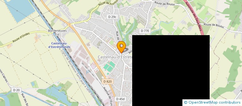 localisation de l'entreprise MADAME DESIREE BOULANGER  CASTELNAU-D'ESTRETEFONDS