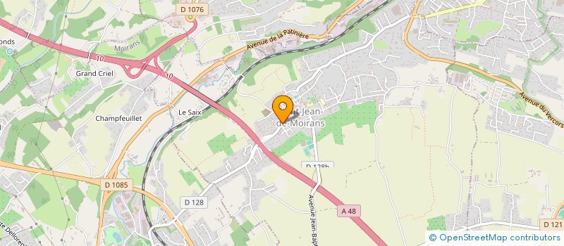 localisation de l'entreprise MADAME DESIREE BOVA  SAINT-JEAN-DE-MOIRANS