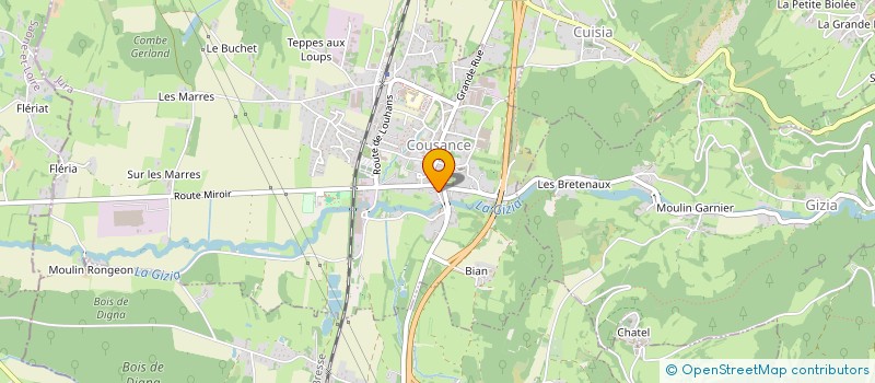 localisation de l'entreprise MADAME DESIREE DAWN FABELA  COUSANCE