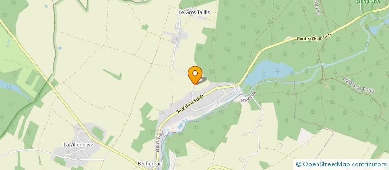 localisation de l'entreprise MADAME DESIREE DOMBROWSKI  HERMERAY