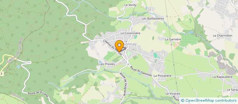 localisation de l'entreprise MADAME DESIREE RAPPIN  POLLIONNAY