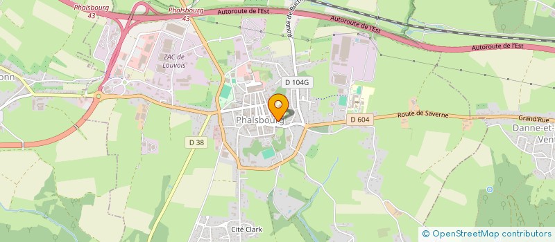 localisation de l'entreprise MADAME DESIREE VANDER ELST à PHALSBOURG