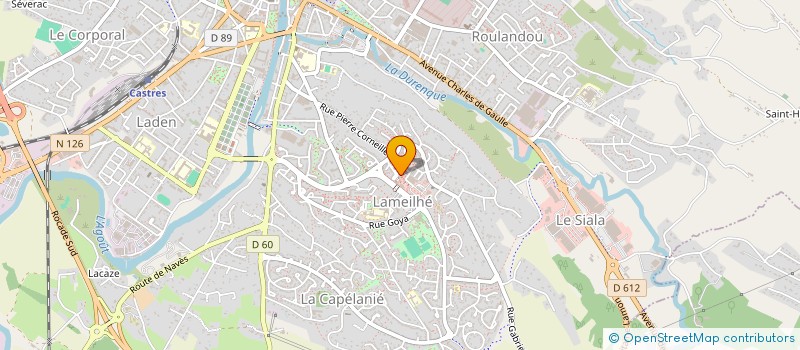 localisation de l'entreprise MADAME DESIREE WAHI  CASTRES