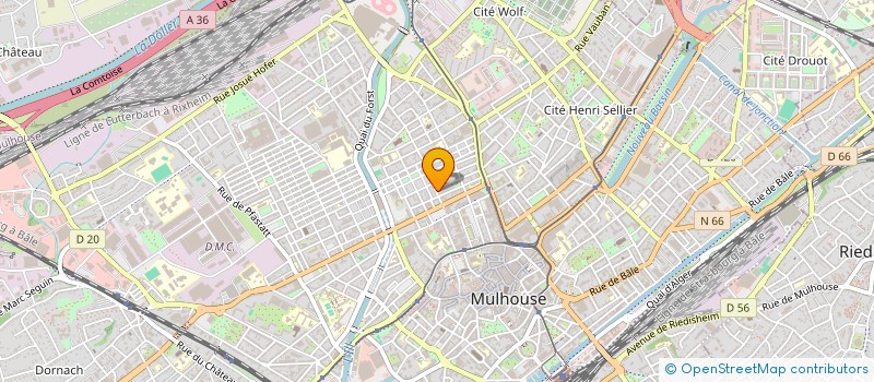 localisation de l'entreprise MADAME DESISLAVA STOYANOVA  MULHOUSE