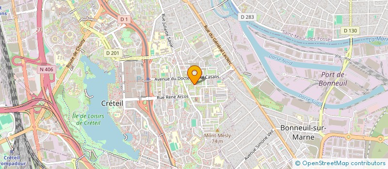 localisation de l'entreprise MADAME DESSE AGBATCHOSSOU  THIAIS