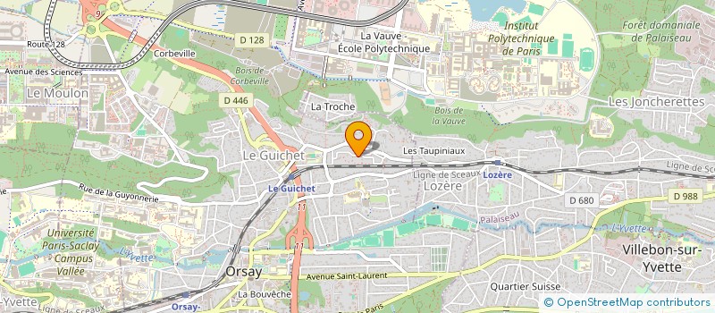 localisation de l'entreprise MADAME DESSISLAVA NIKODIMOVA  ORSAY