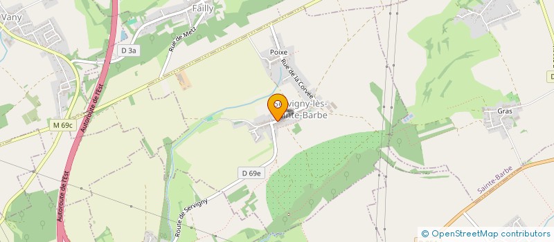 localisation de l'entreprise MADAME DESTE ARAZ  SERVIGNY-LES-SAINTE-BARBE