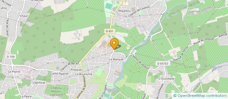 localisation de l'entreprise MADAME DESTHY DELOUMEAUX  LEOGNAN