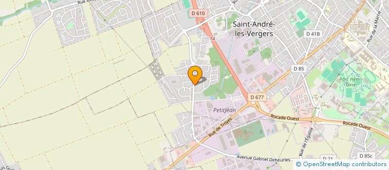 localisation de l'entreprise MADAME DESTINEE LYFOUNG  SAINT-ANDRE-LES-VERGERS