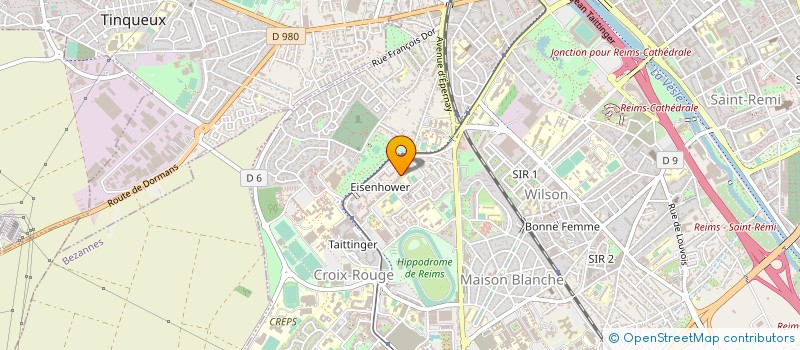 localisation de l'entreprise MADAME DESTINY OJEMEN  REIMS