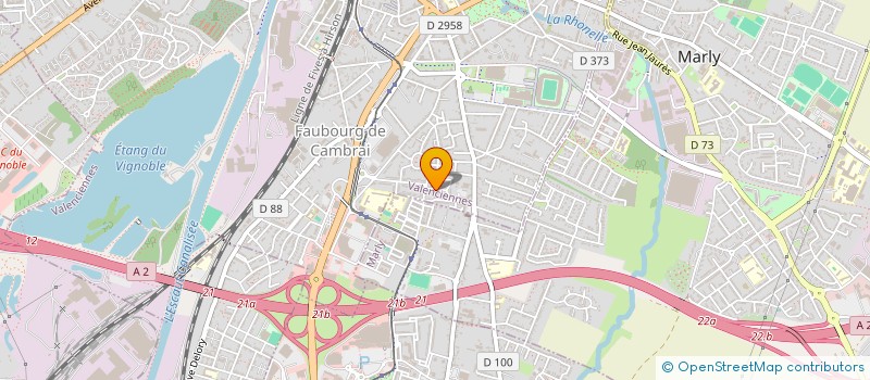 localisation de l'entreprise MADAME DESY DOURNEL à VALENCIENNES