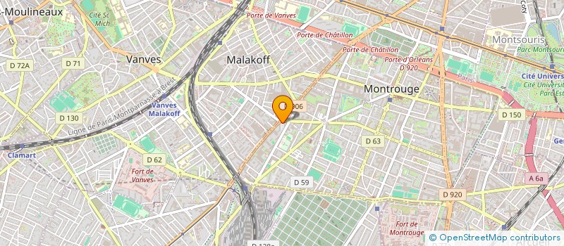 localisation de l'entreprise MADAME DEVANGI MADANLAL KAPADIA  MONTROUGE