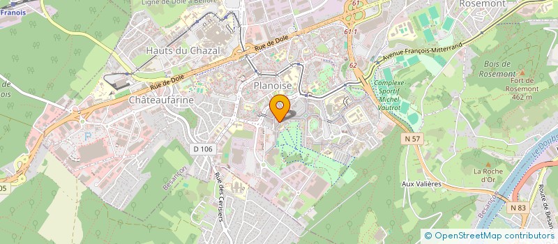 localisation de l'entreprise MADAME DEVI THANCANAMOOTOO  BESANCON