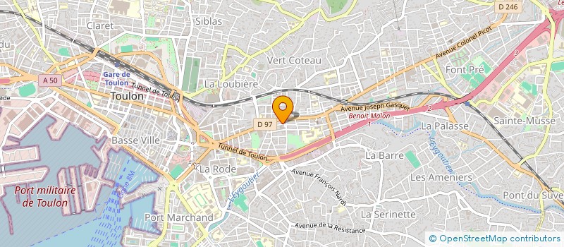 localisation de l'entreprise MADAME DEVIE KHIN à TOULON