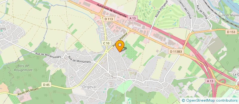 localisation de l'entreprise MADAME DEWI LE ROUX  ORGEVAL