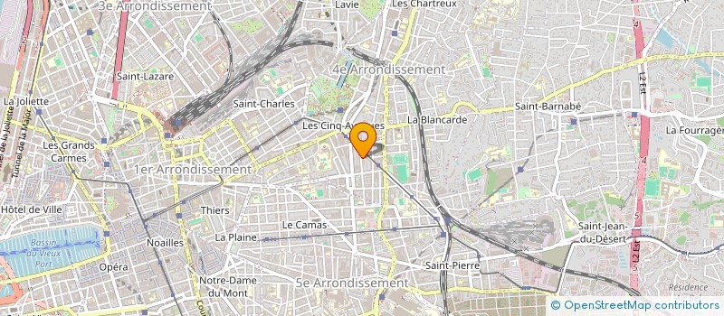 localisation de l'entreprise MADAME DGIORGIA CHAIX à MARSEILLE