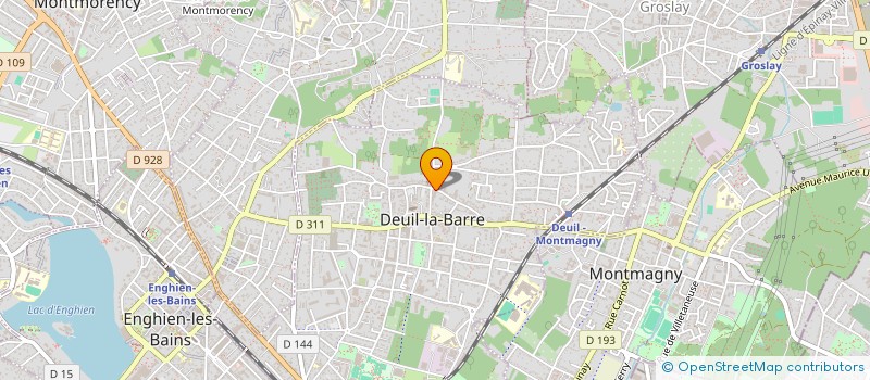 localisation de l'entreprise MADAME DHAOUIA HADJ BELKACEM  DEUIL-LA-BARRE