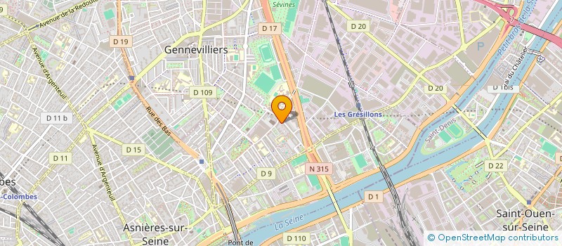 localisation de l'entreprise MADAME DHEBIA CHENNI à GENNEVILLIERS