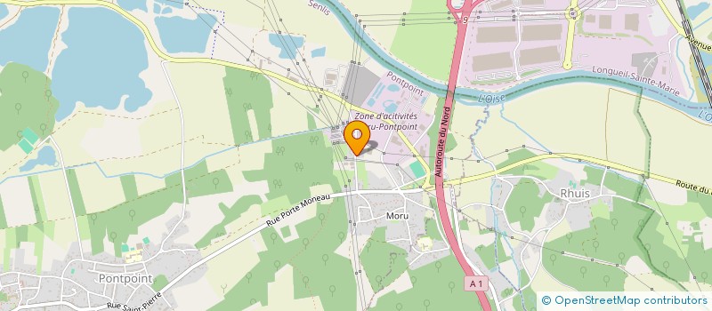 localisation de l'entreprise MADAME DHENNYFER MAGALHAES FERREIRA  PONTPOINT