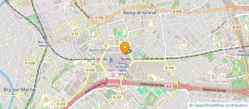 localisation de l'entreprise MADAME DHIOLETA PICINANE à NOISY-LE-GRAND