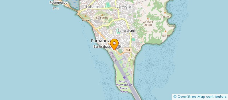 localisation de l'entreprise MADAME DHOIRIFAT SAID RIDHOINE à PAMANDZI