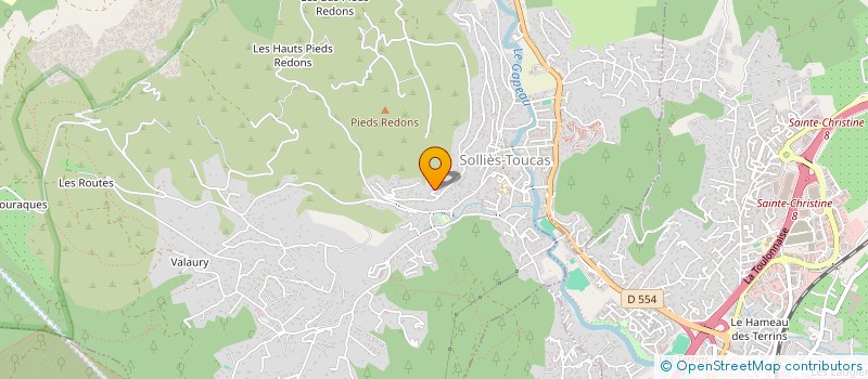 localisation de l'entreprise MADAME DHOLLANDER ALANA  SOLLIES-TOUCAS