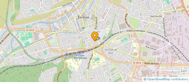 localisation de l'entreprise MADAME DHOUHA EL AMAMI  EVREUX