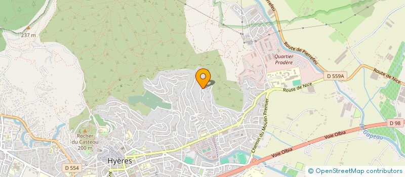 localisation de l'entreprise MADAME DHOUHA MEJRI à HYERES