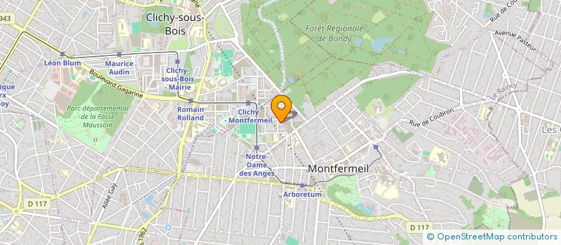 localisation de l'entreprise MADAME DIABA MAGASSA  MONTFERMEIL