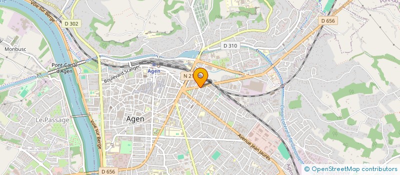 localisation de l'entreprise MADAME DIADJI NIANG  AGEN