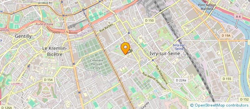 localisation de l'entreprise MADAME DIAHARAOU HYDARA  IVRY-SUR-SEINE