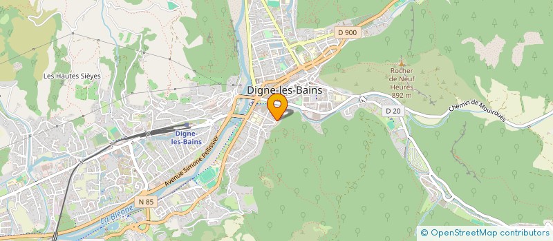 localisation de l'entreprise MADAME DIAHARATA COULIBALY  DIGNE-LES-BAINS