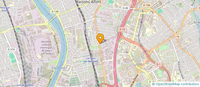 localisation de l'entreprise MADAME DIAKHA DIAKHITE  MAISONS-ALFORT