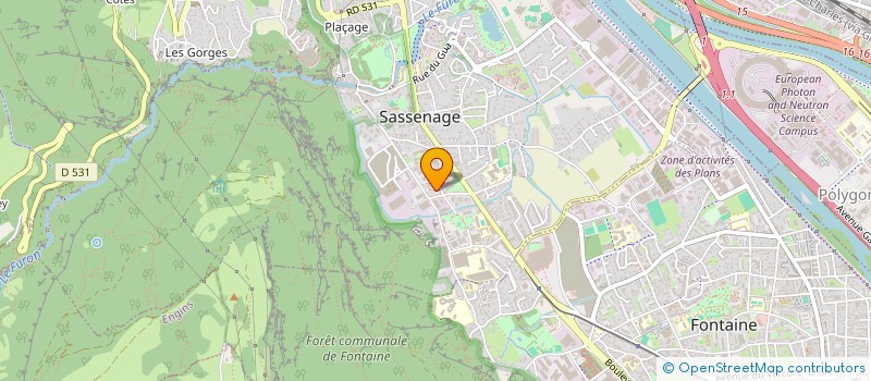 localisation de l'entreprise MADAME DIAKHOUMBA DIAKHABY  SASSENAGE