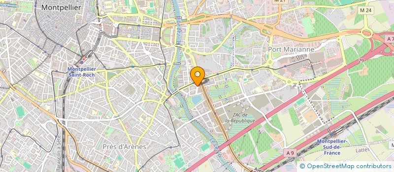 localisation de l'entreprise MADAME DIAKOUBA TOURE à MONTPELLIER