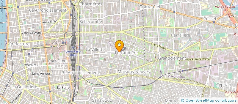 localisation de l'entreprise MADAME DIALA BITAR  LYON