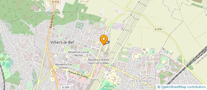 localisation de l'entreprise MADAME DIALLA CAMARA  VILLIERS-LE-BEL