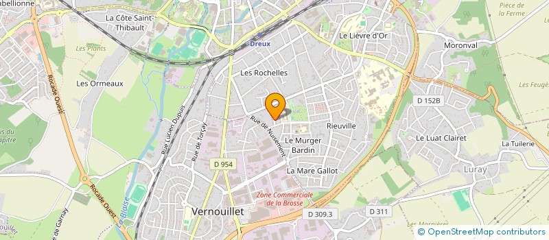 localisation de l'entreprise MADAME DIALLA SAMBA à DREUX