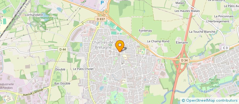 localisation de l'entreprise MADAME DIAMANTA GERONA  CHARTRES-DE-BRETAGNE