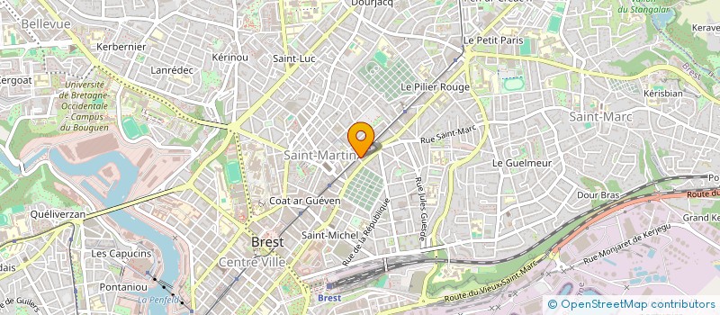 localisation de l'entreprise MADAME DIAMBAL BA  GUIPAVAS