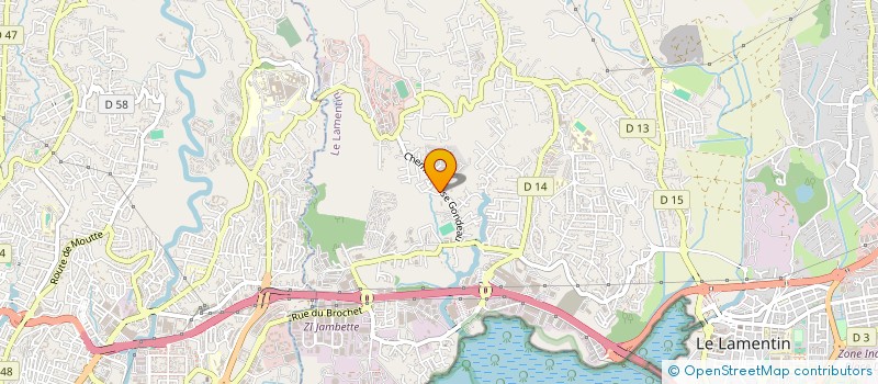 localisation de l'entreprise MADAME DIAMELA SHITALOU  LE LAMENTIN