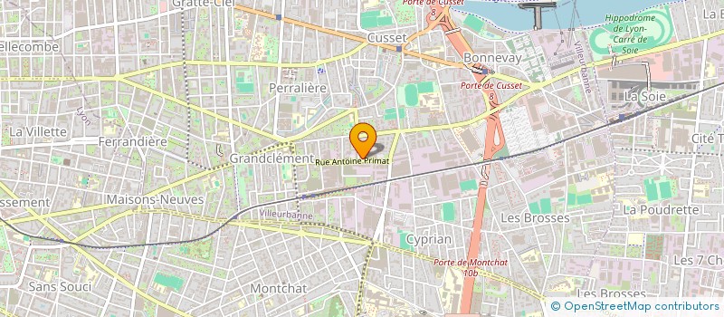 localisation de l'entreprise MADAME DIAMILATOU DIALLO  VILLEURBANNE