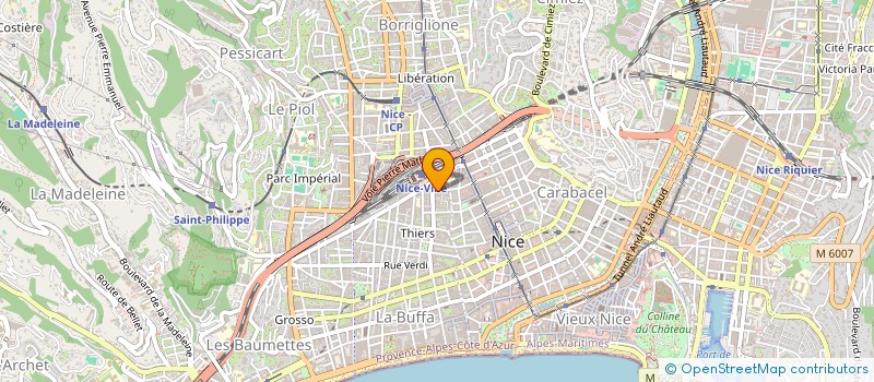 localisation de l'entreprise MADAME DIANA ALVES FREITAS  NICE