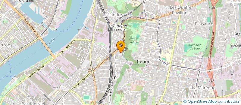 localisation de l'entreprise MADAME DIANA ANGELINA MAYORAL STEFFANONI  CENON