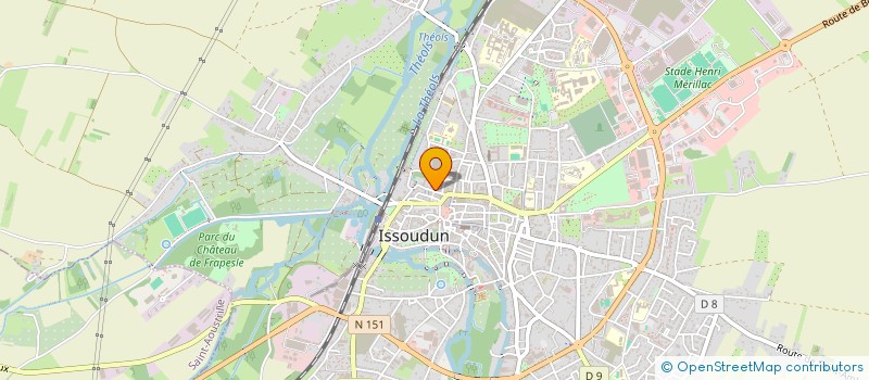 localisation de l'entreprise MADAME DIANA APTEL à ISSOUDUN