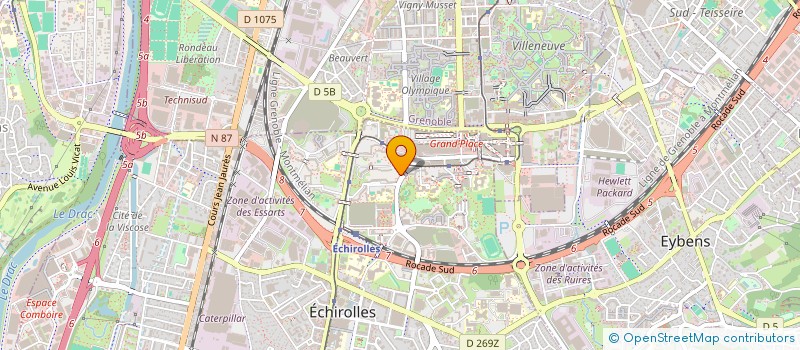 localisation de l'entreprise MADAME DIANA ARAKELOVA  ECHIROLLES