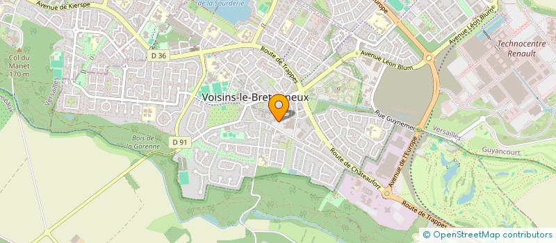 localisation de l'entreprise MADAME DIANA ASSARAF  VOISINS-LE-BRETONNEUX