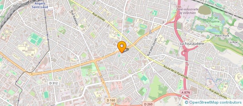 localisation de l'entreprise MADAME DIANA BALEVA à ANGERS