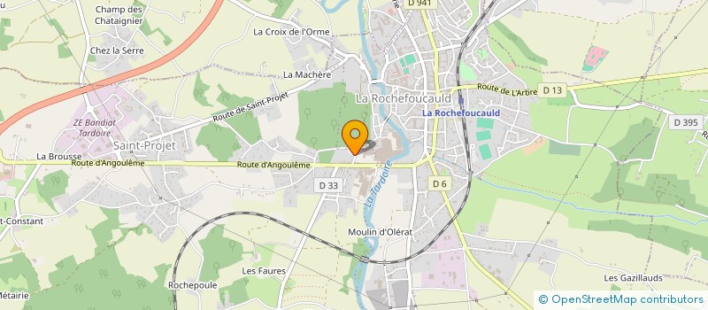 localisation de l'entreprise MADAME DIANA BEATRIX  MOULINS-SUR-TARDOIRE